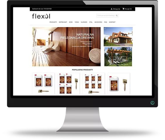 Strona internetowa Flexol